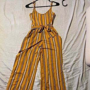 Mustard color jumpsuit